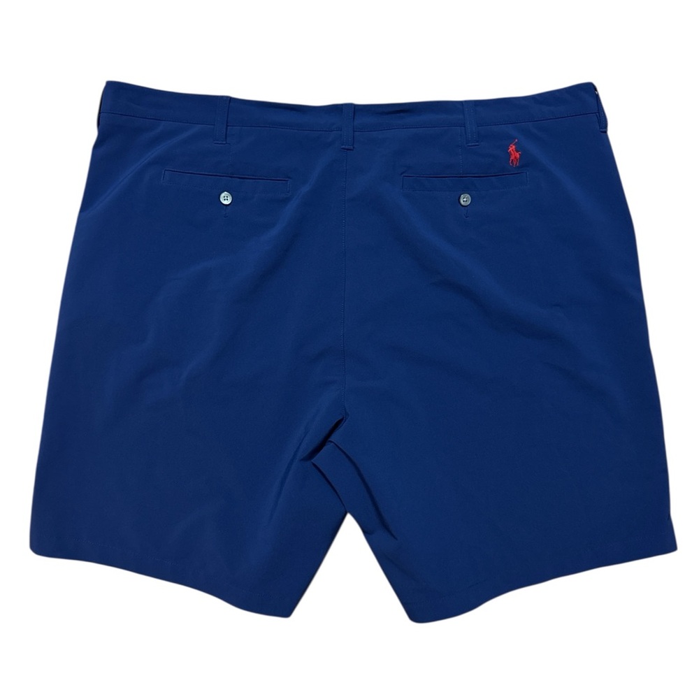 Polo Ralph Lauren Men’s Navy Blue Stretch Shorts Size 44B Casual Comfy Classic - Picture 8 of 9